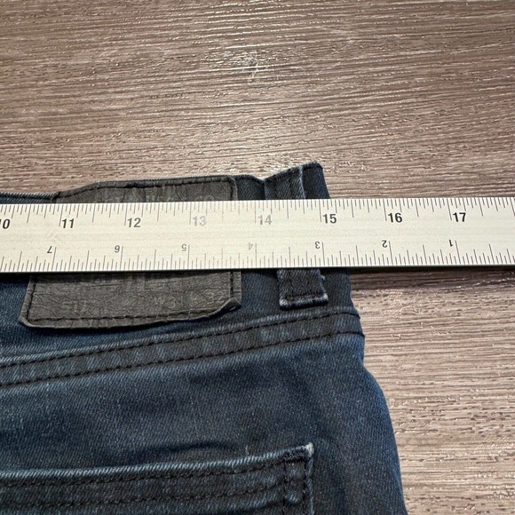 Levis 511 Jeans Mens 31x32 Denim Blue Dark Western Rodeo Denim Actual 31x28 - Picture 9 of 12